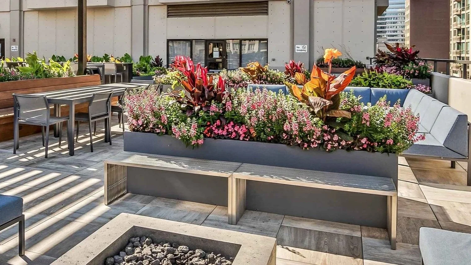 LITE Narrow Rectangle Powder-Coated Aluminum Planter - 5103 NR